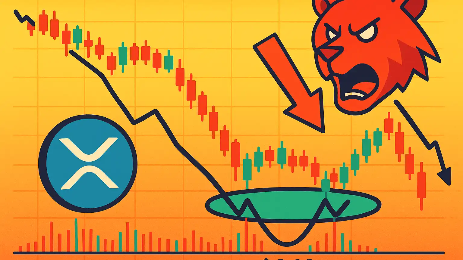 XRP Price Prediction: Double Bottom Forms with Bearish Threat as XRP Holds Above $3 Support