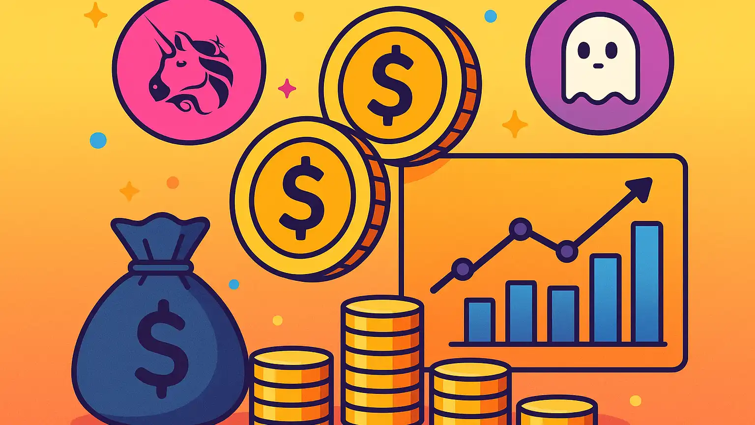 Uniswap, Aave Lead DeFi Fee Rebound to $600 Million as Protocols Embrace Buybacks and Fundamentals
