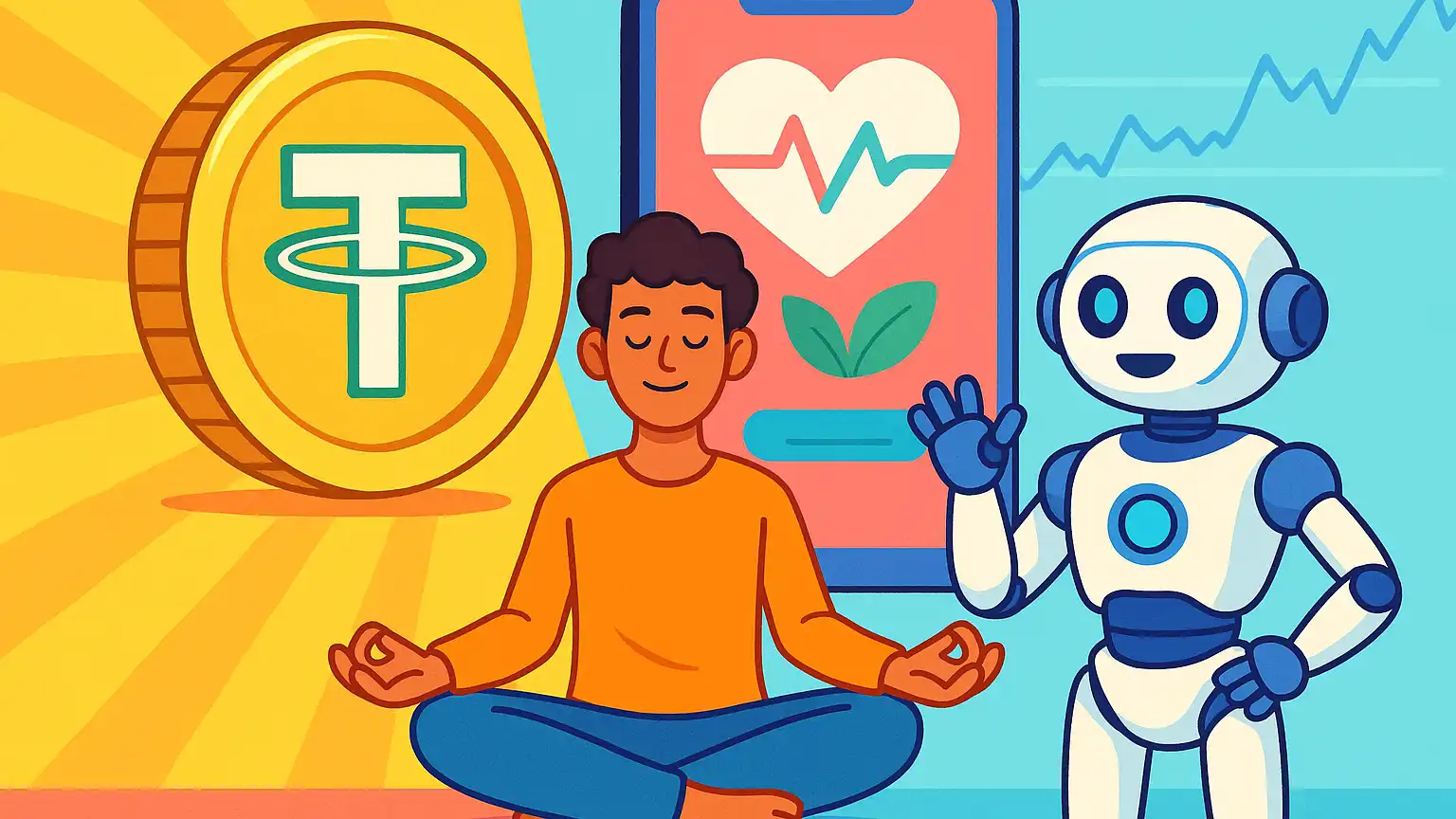 Tether Shifts Focus From Crypto to AI-Powered Wellness and Humanoid Robots
