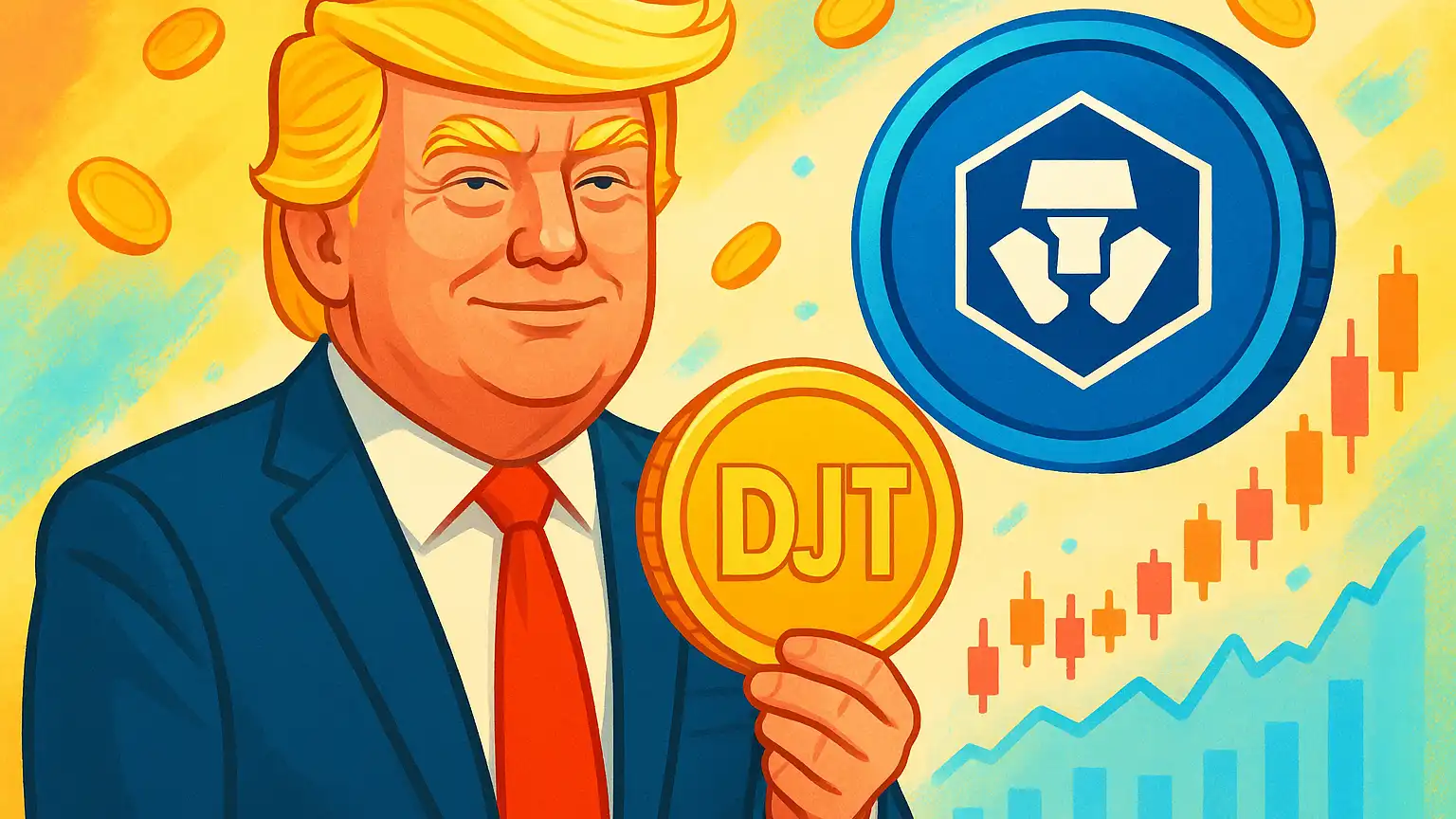 Trump Media to Distribute Digital Tokens to DJT Shareholders via Crypto.com Partnership