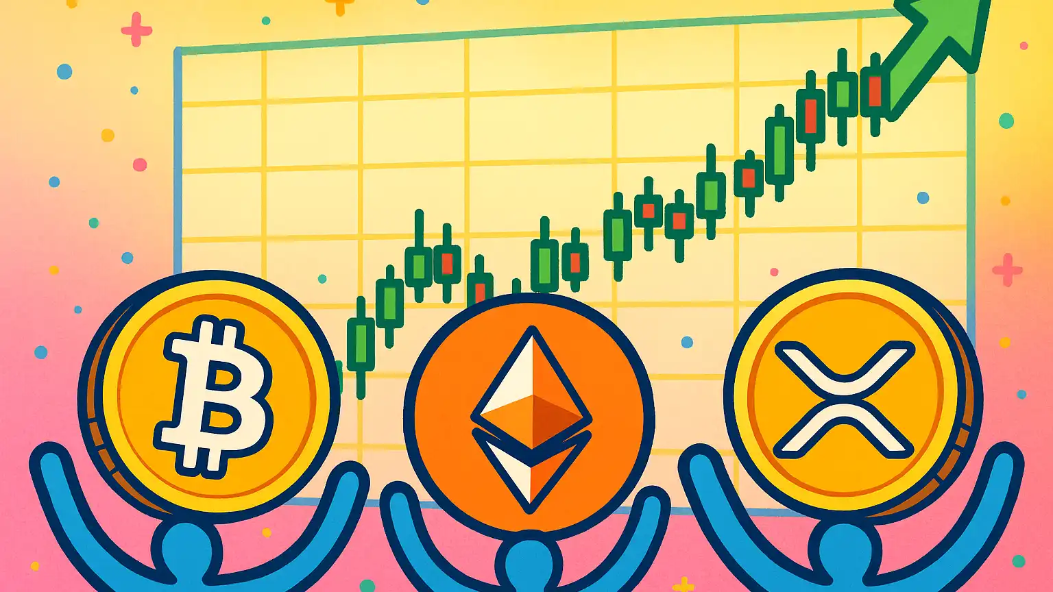 Crypto Stocks Jump as Bitcoin, Ethereum and XRP Hit Multi-Week Highs